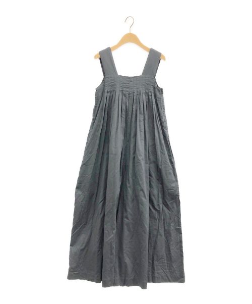 ATON（エイトン）ATON (エイトン) MICRO COTTON SATIN OVERALL チャコールグレー サイズ:00の古着・服飾アイテム