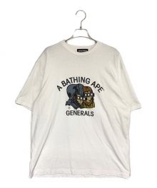 GOD SELECTION XXX×A BATHING APE（ゴッドセレクショントリプルエックス×アベイシングエイプ）の古着「General Tee」｜ホワイト