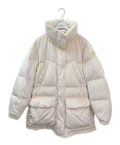 MONCLER（モンクレール）MONCLER (モンクレール) ハイネックダウンジャケット ベージュ サイズ:1の古着・服飾アイテム