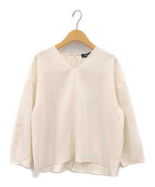 theory（セオリー）theory (セオリー) Admiral Crepe Round VNK Top アイボリー サイズ:Sの古着・服飾アイテム