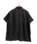 WORKERS (ワーカーズ) Open Collar Shirt ブラック サイズ:16：8000円