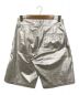 LIBERAL YOUTH MINISTRY (リベラルユースミニストリー) Logo-print Metallic Shorts シルバー サイズ:S：15000円