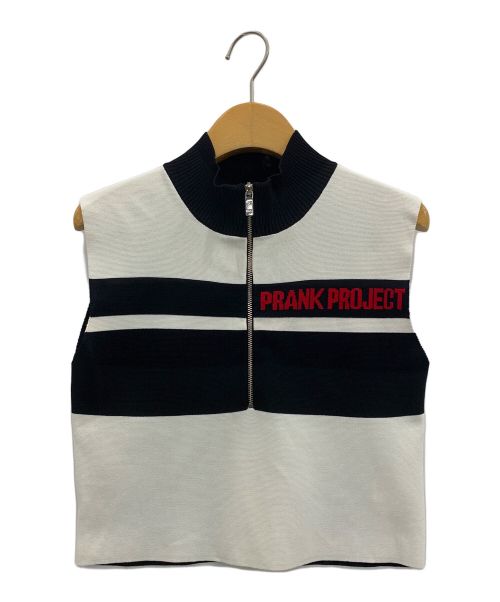 PRANK PROJECT（プランクプロジェクト）PRANK PROJECT (プランクプロジェクト) サイクリングニットトップ ホワイト サイズ:FREEの古着・服飾アイテム