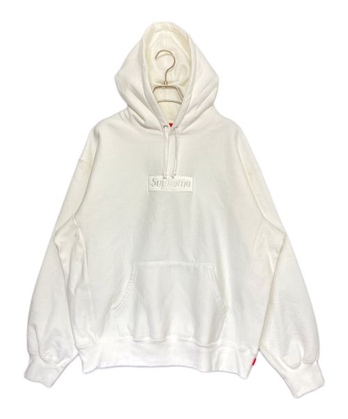 SUPREME（シュプリーム）SUPREME (シュプリーム) Box Logo Hooded Sweatshirt ホワイト サイズ:Mの古着・服飾アイテム