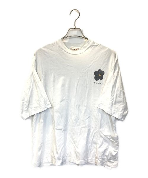 MARNI（マルニ）MARNI (マルニ) DAISY プリントTシャツ ホワイト サイズ:46の古着・服飾アイテム