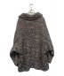 Y's (ワイズ) WOOL SLUB YARN HERRINGBONE MIDDLE CAPE COAT ブラック サイズ:1：32000円