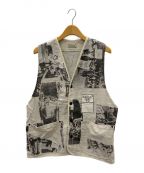 Rifattoリファット）の古着「Anti War Line Vest」｜ベージュ