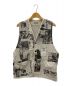 Rifatto（リファット）の古着「Anti War Line Vest」｜ベージュ