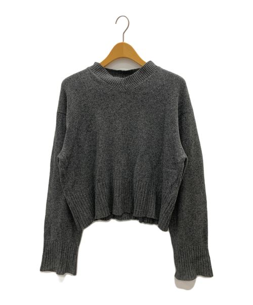 T.T（タイガ タカハシ）T.T (タイガ タカハシ) V-NECK SWEATER グレー サイズ:38の古着・服飾アイテム