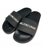 BALENCIAGAバレンシアガ）の古着「POOL SLIDE」｜ブラック