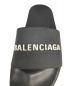 中古・古着 BALENCIAGA (バレンシアガ) POOL SLIDE ブラック サイズ:28：18000円