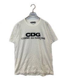 CDG（シーディージー）の古着「ロゴプリントTシャツ」｜ホワイト