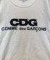 中古・古着 CDG (シーディージー) ロゴプリントTシャツ ホワイト サイズ:M：6000円