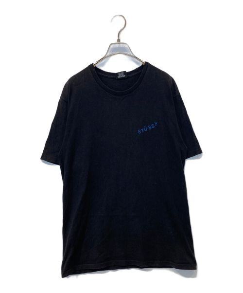 stussy（ステューシー）stussy (ステューシー) プリントTシャツ ブラック サイズ:Mの古着・服飾アイテム