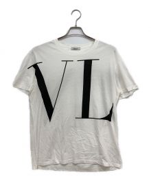 VALENTINO（ヴァレンティノ）の古着「VLTN Printed T-Shirt」｜ホワイト