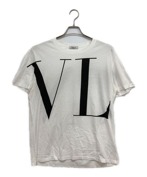 VALENTINO（ヴァレンティノ）VALENTINO (ヴァレンティノ) VLTN Printed T-Shirt ホワイト サイズ:Lの古着・服飾アイテム