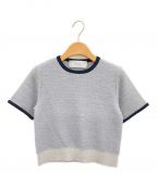 MURRALミューラル）の古着「Jelly knit top」｜グレー