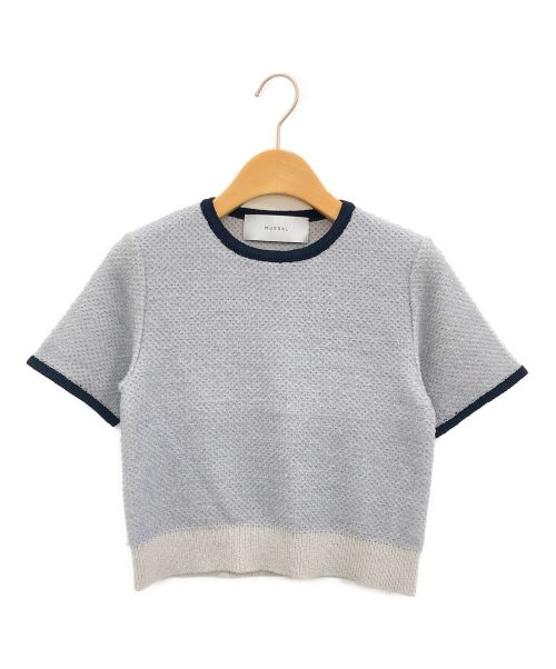 MURRAL（ミューラル）MURRAL (ミューラル) Jelly knit top グレー サイズ:1の古着・服飾アイテム