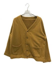 WHITE MOUNTAINEERING×LOOPWHEELER（ホワイトマウンテ二アニング×ループウィラー）の古着「SWEAT CARDIGAN(スウェット カーディガン)」｜キャメル