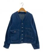 THE CIRCA BRANDザサーカブランド）の古着「”Asymmetric Pocket” Engineer Jacket」｜インディゴ