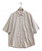 AURALEEオーラリー）の古着「WASHED FINX TWILL HALF SLEEVED BIG SHIRTS」｜ライトパープル