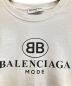 中古・古着 BALENCIAGA (バレンシアガ) Tシャツ ホワイト サイズ:S：8000円