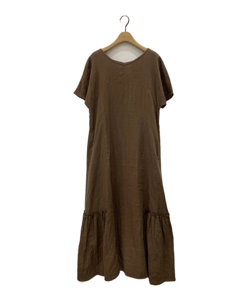 INTIMITE（アンティミテ）iNtimite (アンティミテ) Natural Gauze One-piece ブラウン サイズ:Mの古着・服飾アイテム