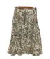 ASEEDONCLOUD (アシードンクラウド) oykotoen print safari flare skirt アイボリー サイズ:-：8000円