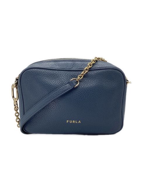 FURLA（フルラ）FURLA (フルラ) REAL MINI CAMERA CASE ブルーデニムの古着・服飾アイテム