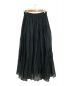 MARILYN MOON (マリリンムーン) TUCK TECHNIQUE SHEER COTTON SKIRT ブラック サイズ:M：20000円