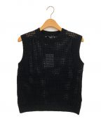 theoryセオリー）の古着「POLISHED TWIST CREW NK VEST」｜ブラック