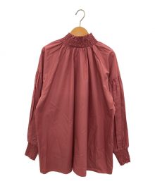 Ameri（アメリ）の古着「2WAY VOLUME SHIRRING BLOUSE」｜ピンク