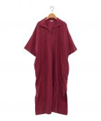 DOU BOCHI Eric Bergere×L'appartementドゥボキ エリック ベルジェール×アパルトモン）の古着「Bergere Vneck CAFTAN DRESS」｜ピンク