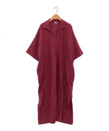 DOU BOCHI Eric Bergere×L'appartement（ドゥボキ エリック ベルジェール×アパルトモン）の古着「Bergere Vneck CAFTAN DRESS」｜ピンク