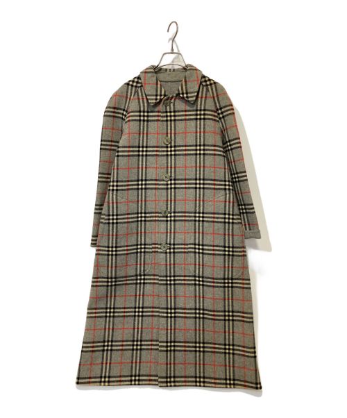 Burberry's（バーバリーズ）Burberry's (バーバリーズ) リバーシブルウールコート グレー サイズ:9AB2の古着・服飾アイテム