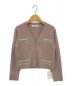 Her lip to（ハーリップトゥ）の古着「Lerici Cropped Knit Cardigan」｜ピンク