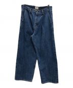 superNova.スーパーノヴァ）の古着「Selvedge Wide Jeans Biowash(セルヴィッチ ワイド ジーンズ バイオウォッシュ)」｜インディゴ