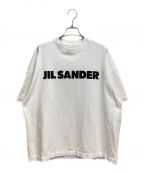 JIL SANDERジルサンダー）の古着「オーバーサイズロゴTシャツ」｜ホワイト