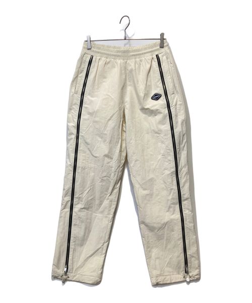 unknown（アンノーン）Unknown (アンノーン) Cream Tonal Zip Track Pants アイボリー サイズ:Lの古着・服飾アイテム