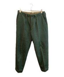 KOLOR（カラー）の古着「C.W Denim Cropped Pants」｜グリーン