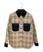 BURBERRYバーバリー）の古着「Embroidered Wool Jacket(エンブロイダードウールジャケットﾄ)」｜ベージュ