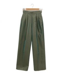 CLANE（クラネ）の古着「BACK RIBBON PANTS」｜グリーン