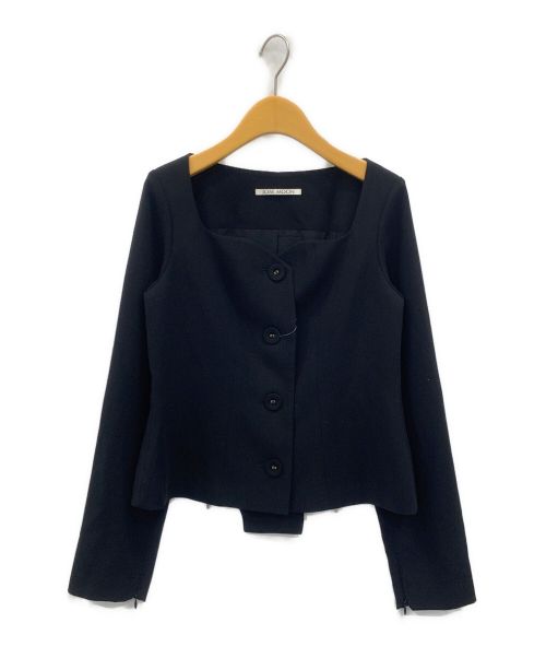 JOSE MOON（ジョゼムーン）JOSE MOON (ジョゼムーン) HEART NECK MINIMAL JACKET ブラック サイズ:38の古着・服飾アイテム