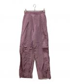 AKIRA NAKAアキラナカ）の古着「Bree front slit pants PU」｜パープル