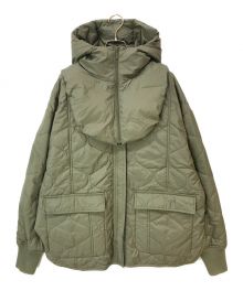 CALUX×DEUXIEME CLASSE（キャラクス×ドゥーズィエム クラス）の古着「QUILTED リバーシブル中綿ジャケット」｜グリーン