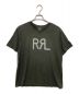 RRL（ダブルアールエル）の古着「ロゴプリント クルーネック Tシャツ」｜グレー