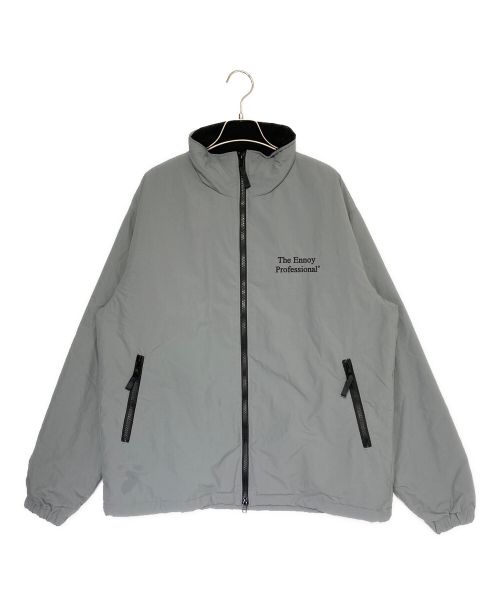 ENNOY（エンノイ）ENNOY (エンノイ) NYLON PADDED JACKET ライトグレー サイズ:Mの古着・服飾アイテム