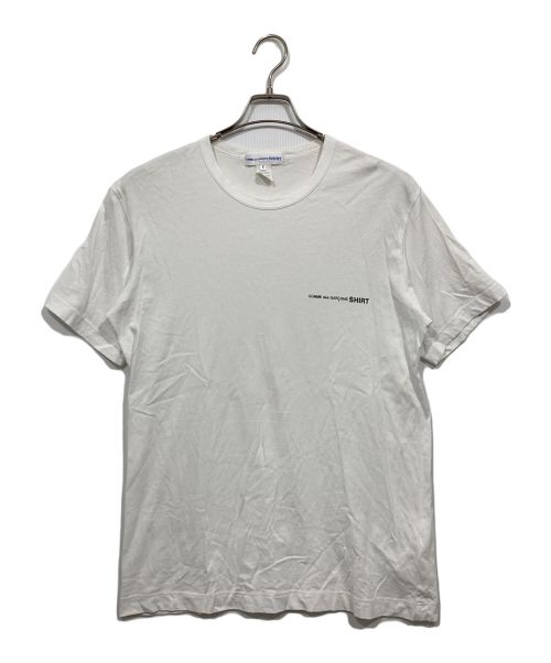 COMME des GARCONS SHIRT（コムデギャルソンシャツ）COMME des GARCONS SHIRT (コムデギャルソンシャツ) ロゴTシャツ ホワイト サイズ:Xの古着・服飾アイテム