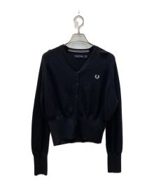 FRED PERRY（フレッドペリー）の古着「Vネックカーディガン」｜ブラック