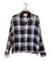 UNUSED（アンユーズド）の古着「Ombre check open collar shirt」｜マルチカラー